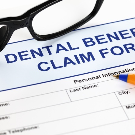 Dental benefits claim form